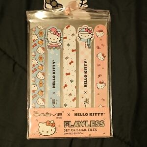 Hello Kitty Nail File Set - Pink, Blue, White